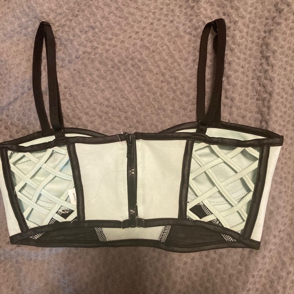 Kendall & Kylie corset bralette crop top size S - Picture 2 of 7